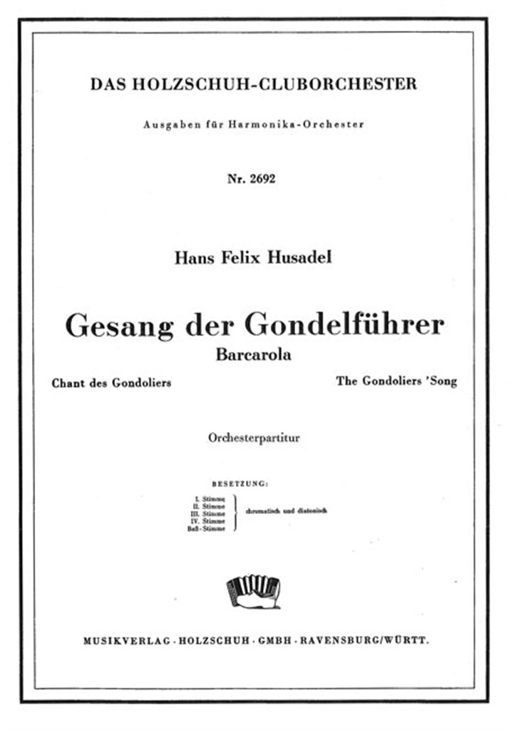 Gesang der Gondelführer